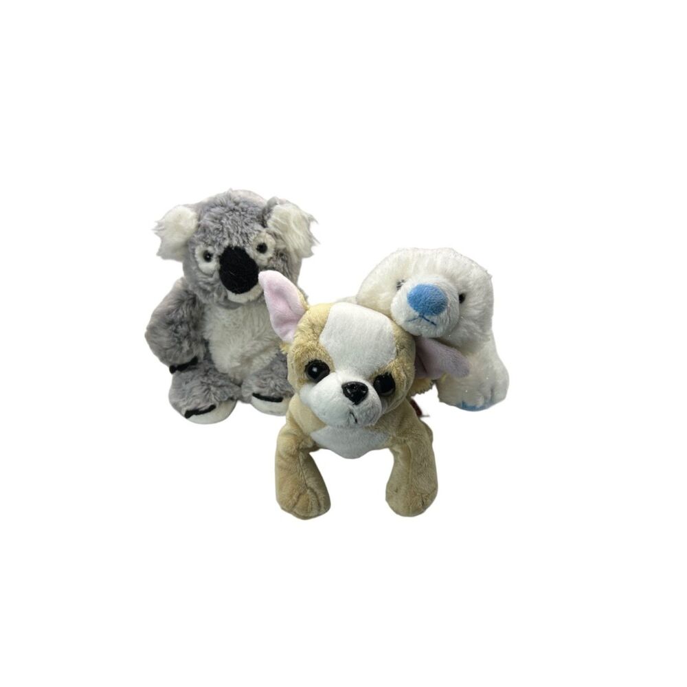 Webkinz Plush Lot of 3 - Koala, Chihuahua, Polar Bear - Very Good Condition